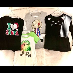 Girls Size S: Multi Holiday bundle- 4 total items